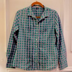 K Crew plaid Button down